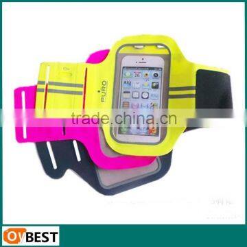 New Arrival For iphone 6 running armband with key holder pouch and Adjustable hook and loop arm strap