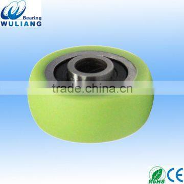 4x18x7mm green TPU sliding wardrobe door hardware rollers