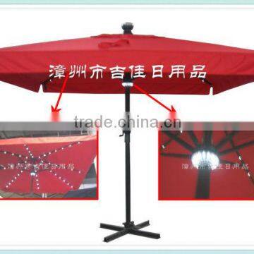 aluminum frame solar led umbrella light