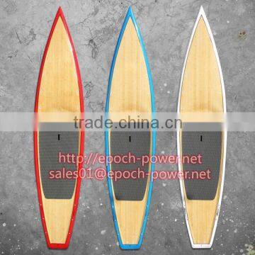 nice design shape 12'6'' bamboo construction racing board