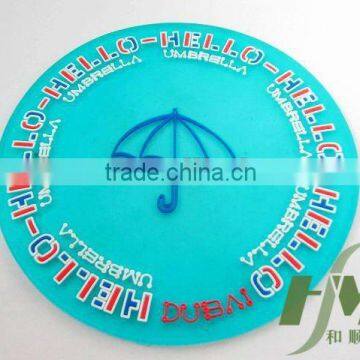 Custom Cheap Lovely Eco-friendly Good Quality PVC Car Cup Coaster