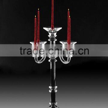2016 Crystal Candle Candlestick WH-0036-3 for Home Decration