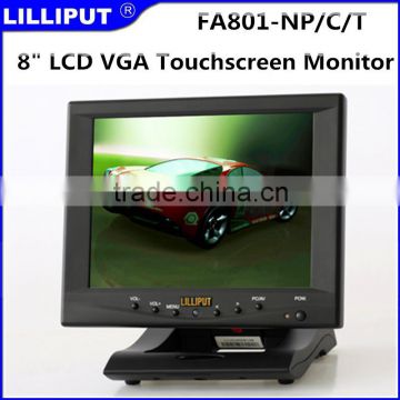 With VGA input 8 inch LCD Touchscreen Monitor Resolution 800 x 600