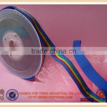 Fashion rainbow coloured elastic band