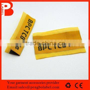 Polyester Woven Label White Woven Label for Jeans and Shoes photo-4