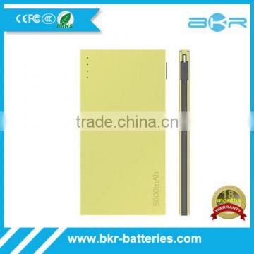 PB050M 4500mah protable ultra thin card power bank 8.5mm in stock