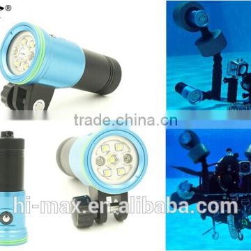 Hot selling scuba diving video light 32650 li-ion battery