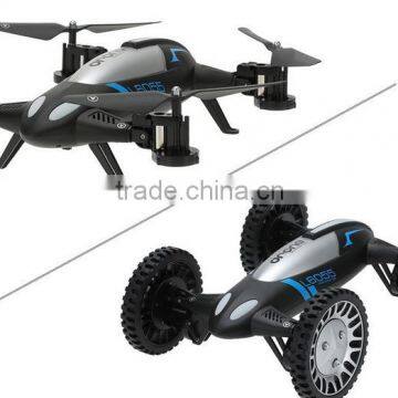 Multifunctional 2 in 1 land and sky long distance 2.4G rc selfie drone with hd camera                        
                                                Quality Choice