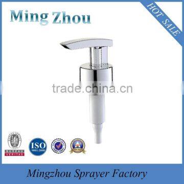 MZ-B09D 28/400 plastic ABS lotion pump/dispenser pump in aluminium