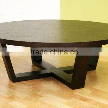 Round coffee table, wooden round tea table coffee table HDCT226