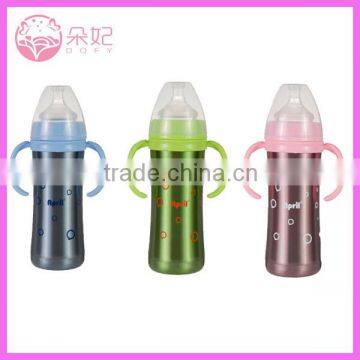 Wide Neck Stainless Steel Baby Bottle BPA Free