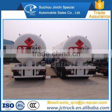 High Efficiency 46cbm 3 Axle Lpg Tank Semi Trailer Hot Sale photo-2