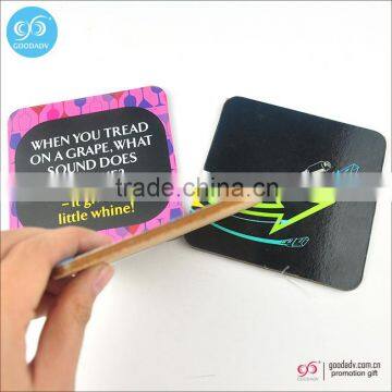 China custom made felt back coasters sublimation wood drink coasters diy wood coaster                        
                                                Quality Choice