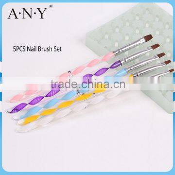 ANY Acrylic Handle UV Gel Brushes/5 Nail Brush