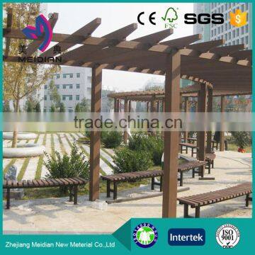 Experienced manufacturer made Waterproof WPC pergola pavilion roof                        
                                                                Most Popular