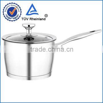 Big size milk pot with long handle