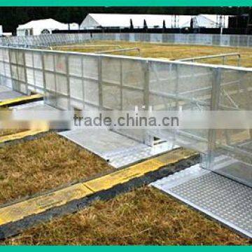 RP high quality and temporary crowd control barricades for event