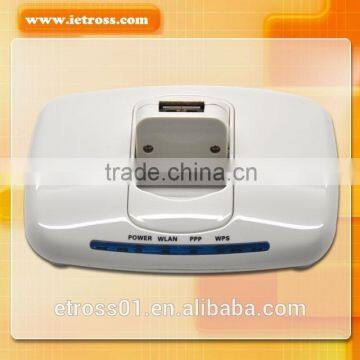 Wireless 3G Router/3G Wireless Router with Good Quality (1 USB 2.0 Master Speed Port+2 RJ45 Ethernet Ports)