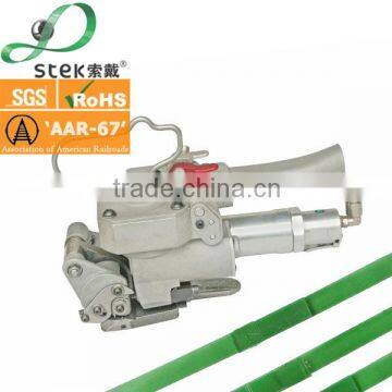 STEK Pneumatic strapping machine/tools for pet strap and pp strapping