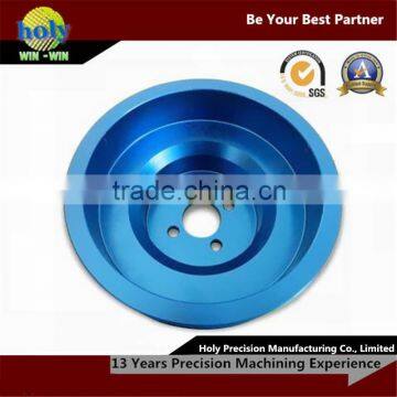 OEM Custom Made Blue Anodized 6061-t6 Aluminum Cnc Machining Parts Service photo-2