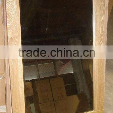 Solid Oak Frame Wall Mirror