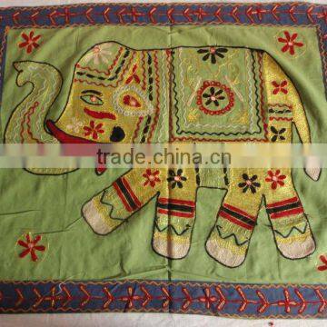 RTWH-10 Handmade 2014 Hot Sale Festival home decorating Indian wall hangings Elephant and embroidery design From Jaipur