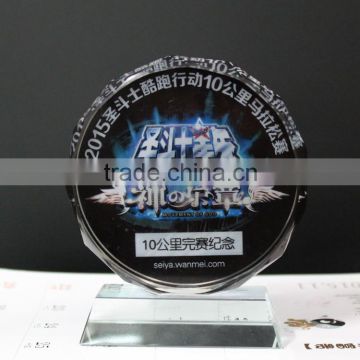 Hot sale crystal marathon souvenirs & running race gift