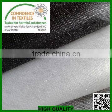 100%PA glue nonwoven fusing interlining fabric/fusing interfacing/entretela/tela