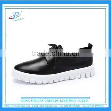 Men's genuine leather upper shoes sneakers oem no name man shoes