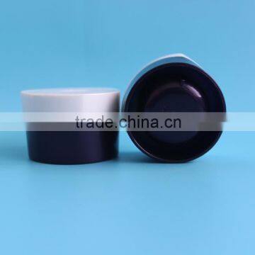 Wholesale plastic PP cream jar container with liner, triangle shape cosmetic jar