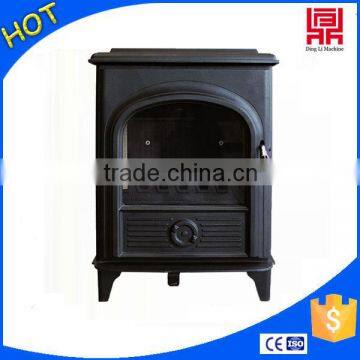 Freestanding european wood burning stove for heating