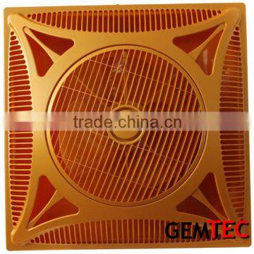 Energy Saving 14 Inch 16 Inch 60X60 Plastic Ceiling Fan With Remote Control and Led Light,3speed Control,gold and Wooden Color photo-2