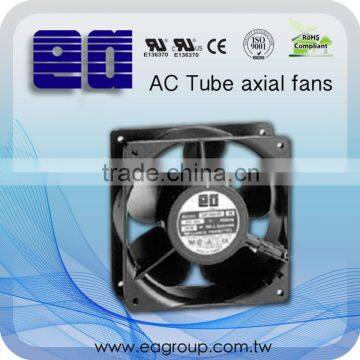 Taiwan TUV CE UL ROHS Certified OED ODM Customized AC Axial Cooling Fan in 120x120x38mm with Multiple Voltages