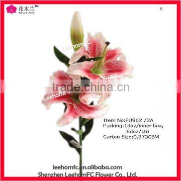 Single Tiger Lily PU Artificial Flower