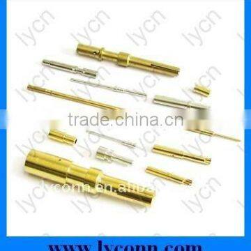 power contact pin for soldering gold plated