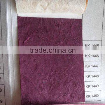 purple banana fiber paper made from real banana fiber suitable for calligraphers or lampshade makers