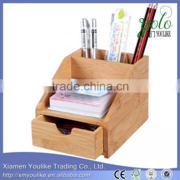 stationery desk drawer organizer Bamboo stationery organizer