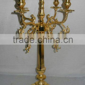 Gold candelabra,antique Gold candelabra for sale,Gold plated candelabra