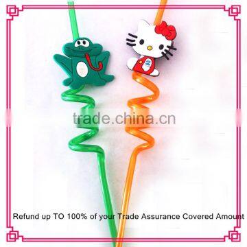 Food grade PP and shape designed plastic party drinking straw