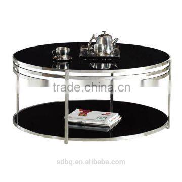 XPT-T015 Modern oval glass top coffee table