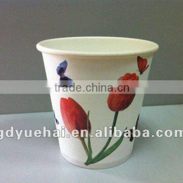 2012 hot selling customized single wall paper cup