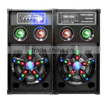 Standrad 2.0 stereo surround hi-fi bluetooth speaker led light