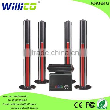 Willico Active speakers professional 5.1 tower home theater speaker whm-5012