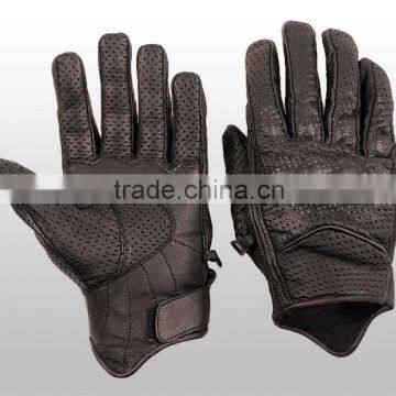 high quality stylish personalized analine leather motorbike gloves