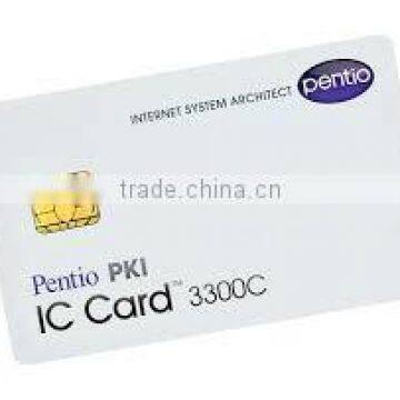 Plastic dual interface smart card made in China