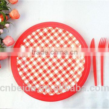 Disposable plastic 3 pieces of fork/ knife /spoon for picnic /barbecue tableware