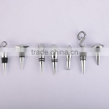 zinc alloy wine stopper with any shape