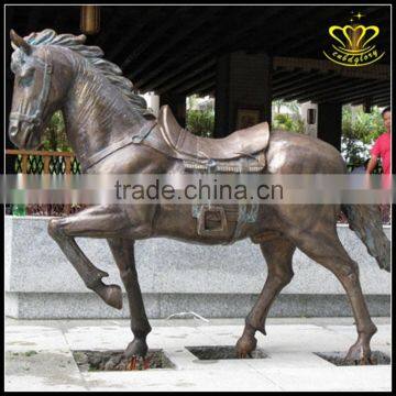 Hot product large cast copper animal horse landscape sculpture