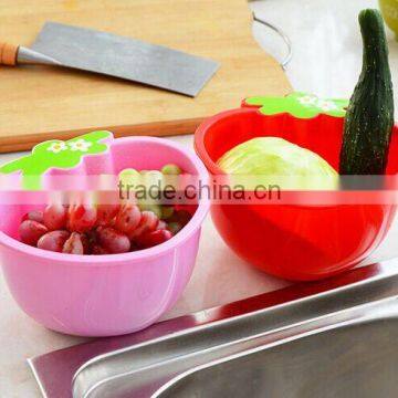 Hot Promotion Kitchen Item fruit Shaped Plastic Saver/Storage Box/Storage Container with Leakage screen