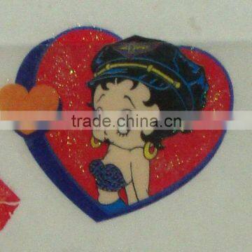 BETTY BOOP sticker glitter tattoo sticker